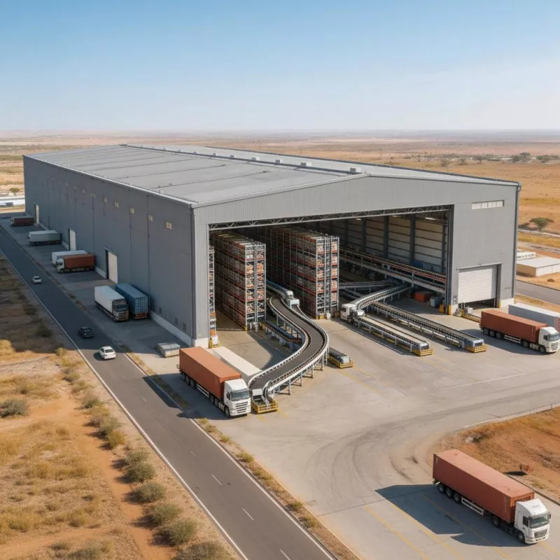 ما هي المزايا الأساسية لبناء المستودعات اللوجستية ذات الإطار الفولاذي الجاهز لمراكز توزيع التجارة الإلكترونية؟