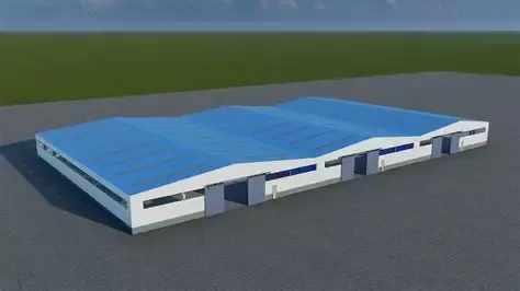 مستودع تجميع الهياكل الفولاذية الخفيفة