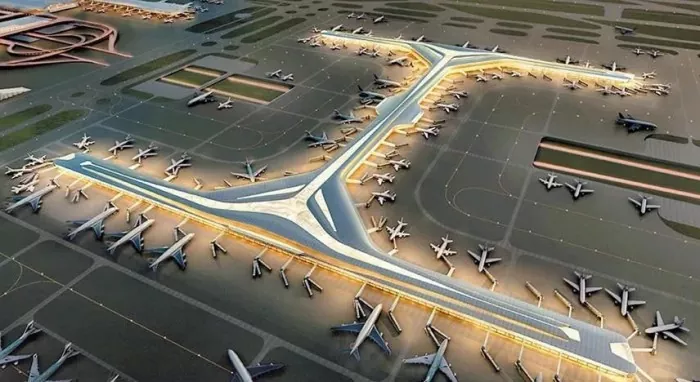 مبنى المطار ذو الهيكل الصلب