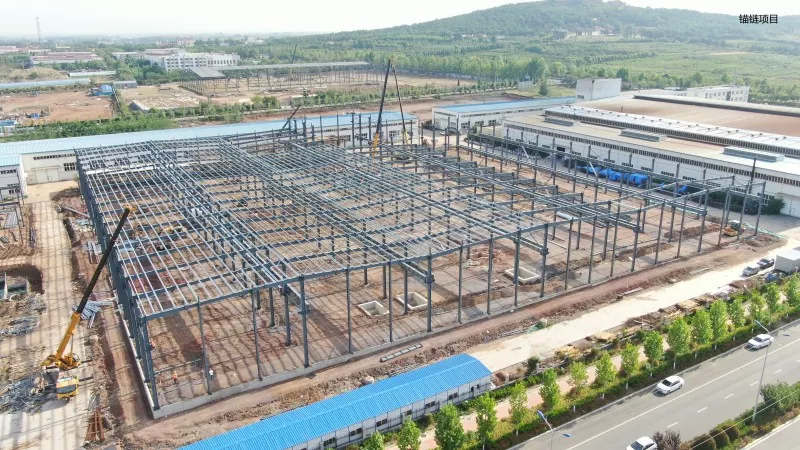 بناء مستودع تخزين المواد الكيميائية للهيكل الصلب